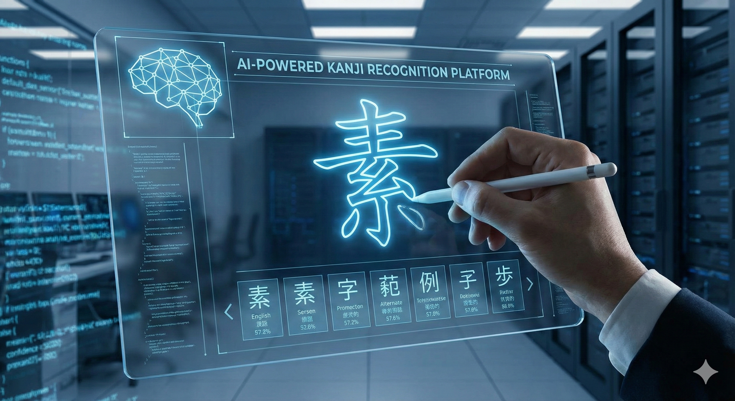 AI-Powered Kanji Recognition Platform Interface